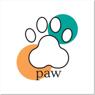 Colorful Paws Posters and Art